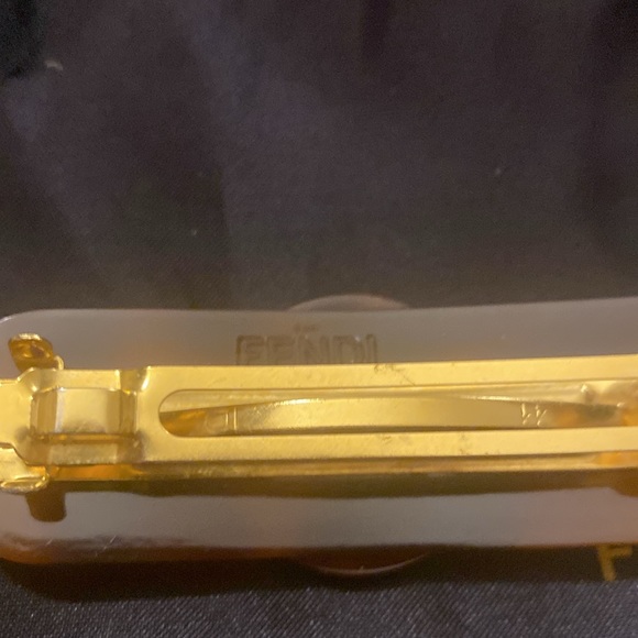 FENDI AUTHENTIC VINTAGE BARRETTE EUC - Picture 2 of 3